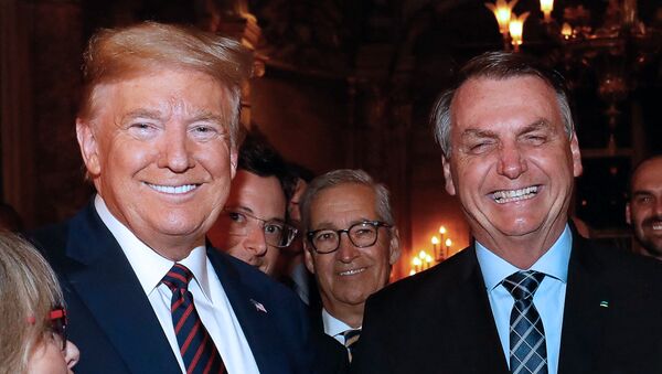Donald Trump et Jair Bolsonaro - Sputnik Afrique