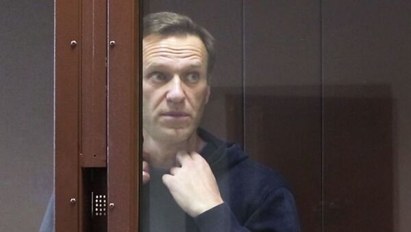 Alexeï Navalny au tribunal  - Sputnik Afrique