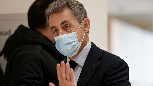 Nicolas Sarkozy lors de son procès, le 10 décembre 2020 - Sputnik Afrique