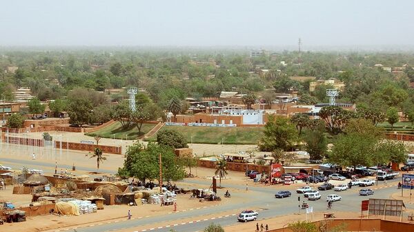 Une manifestation d'étudiants au Niger contre les sanctions 