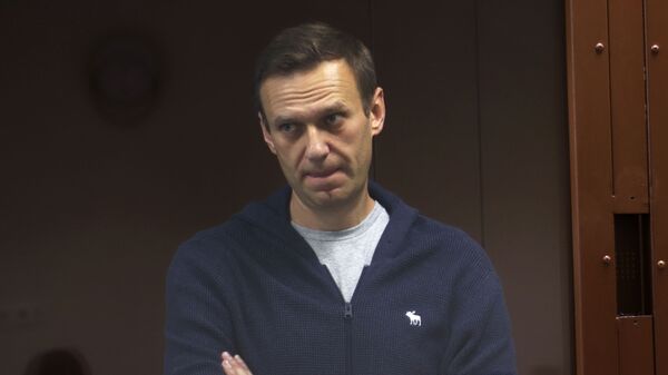 Alexeï Navalny lors d'un procès à Moscou (archive photo) - Sputnik Afrique