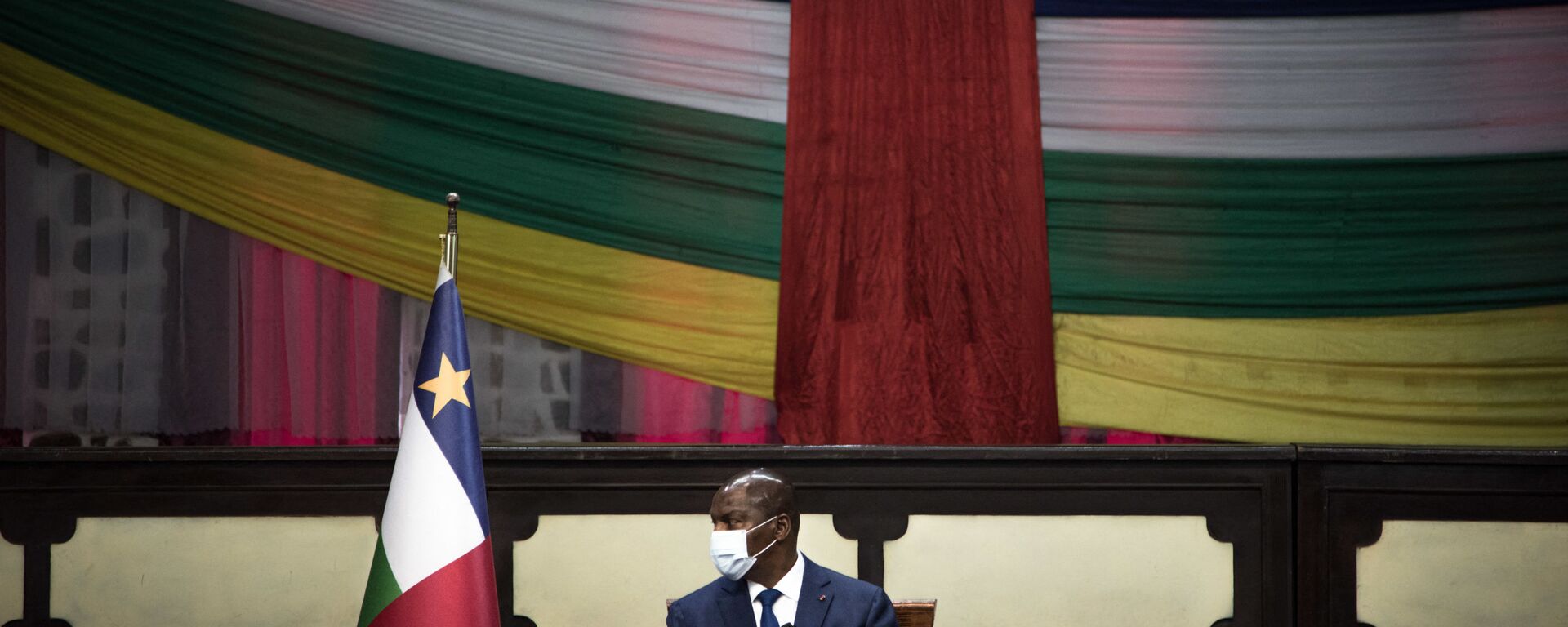 Faustin-Archange Touadéra, président centrafricain à Bangui, février 2021 - Sputnik Afrique, 1920, 25.02.2021