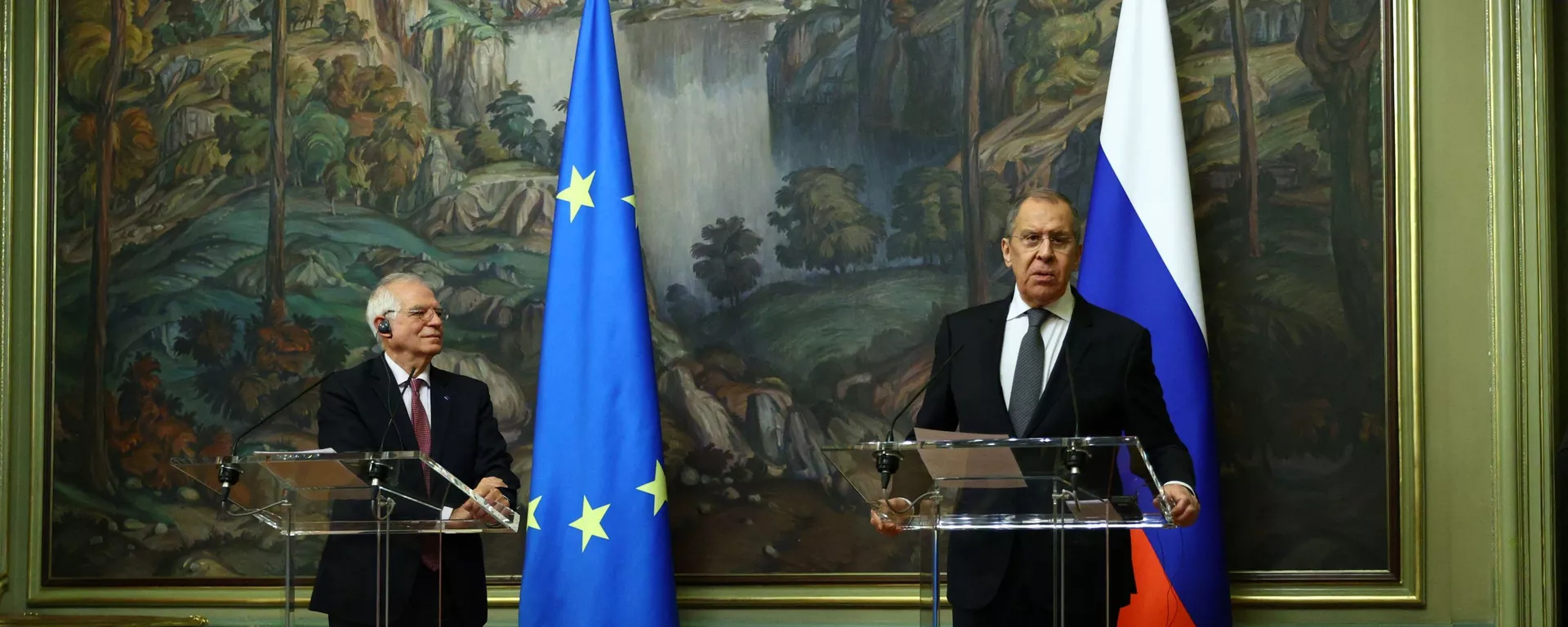 Serguei Lavrov et Josep Borrell à Moscou - Sputnik Afrique, 1920, 25.02.2021