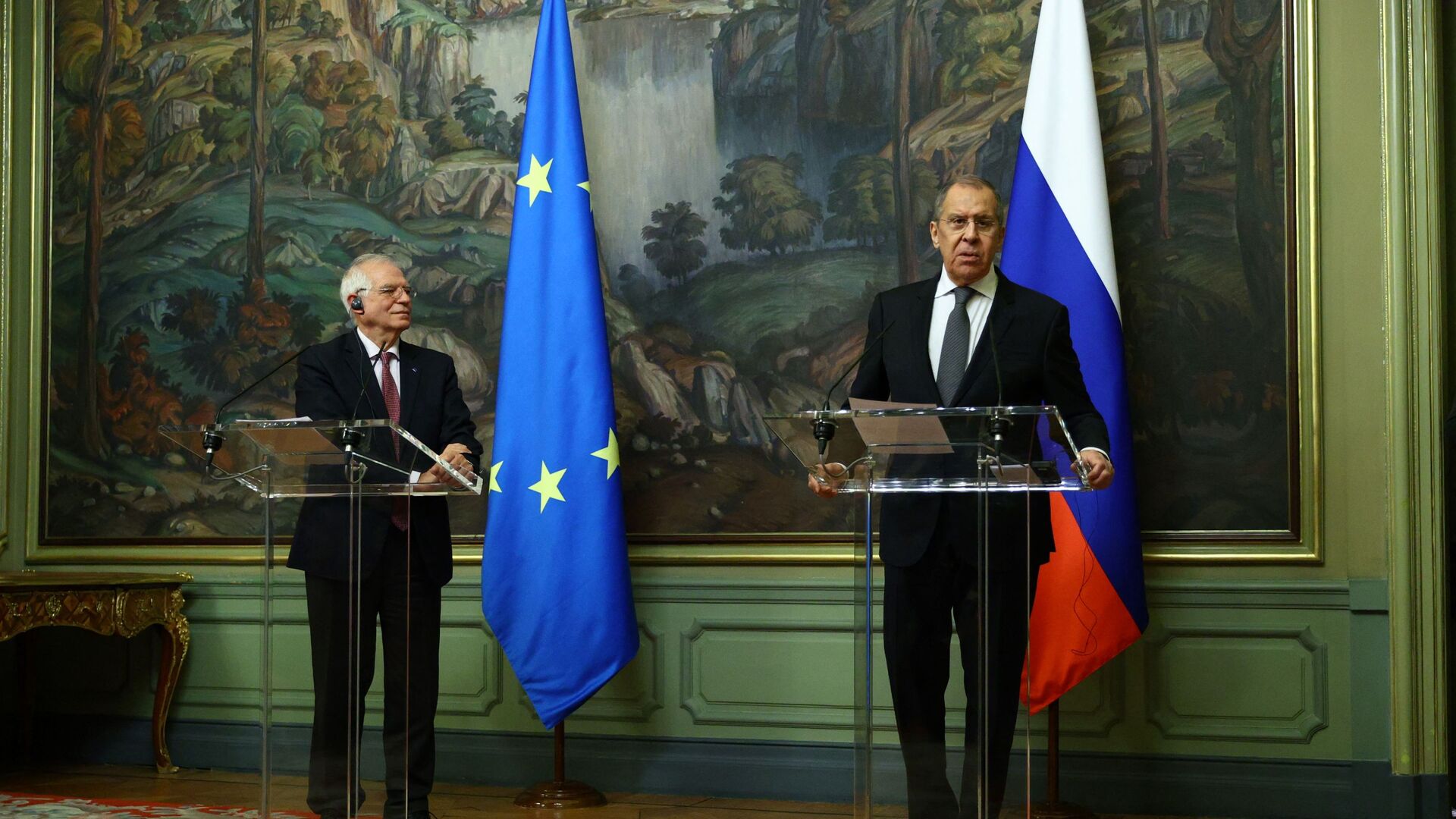 Serguei Lavrov et Josep Borrell à Moscou - Sputnik Afrique, 1920, 10.01.2022
