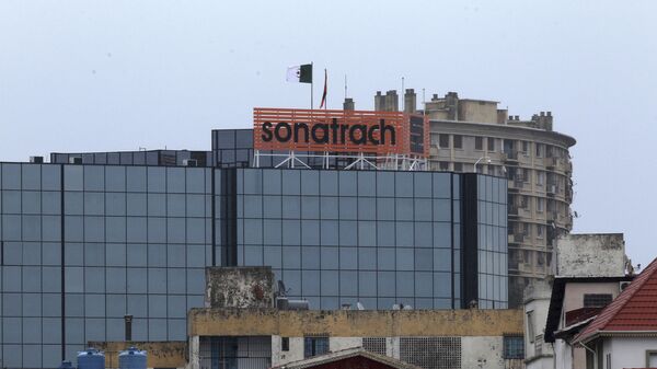 Le logo de la Sonatrach à Alger - Sputnik Afrique