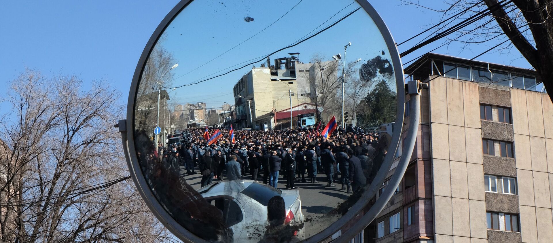 Une manifestation de l'opposition à Erevan, le 26 février 2021 - Sputnik Afrique, 1920, 26.02.2021