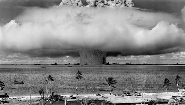 Une explosion nucléaire (image d'illustration) - Sputnik Afrique