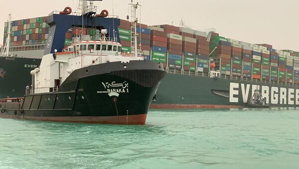 Embouteillage de navires au canal de Suez

 - Sputnik Afrique