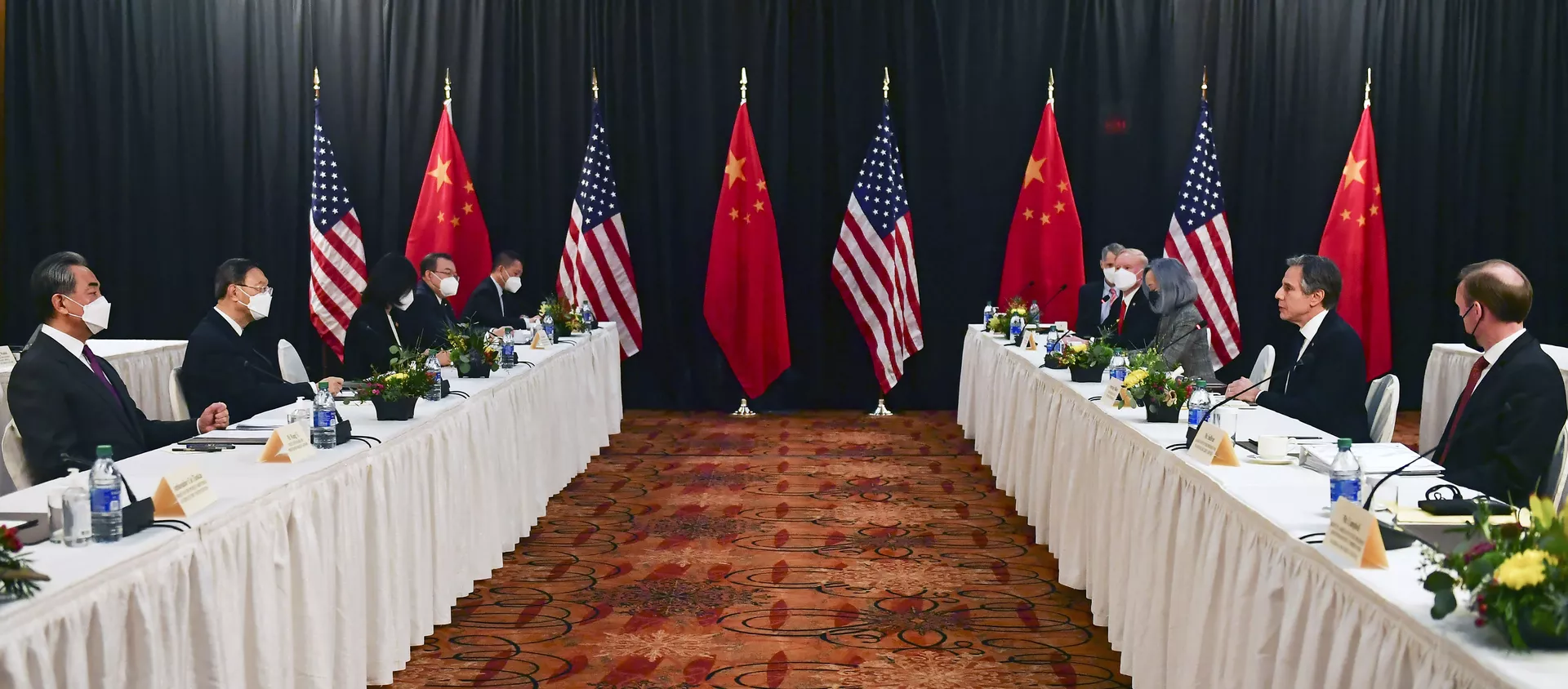 Rencontre des diplomaties américaine et chinoise en Alaska le 18 mars - Sputnik Afrique, 1920, 25.03.2021