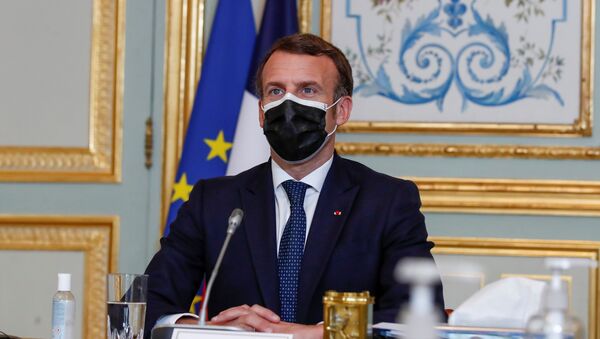 Le Président de la République française, Emmanuel Macron - Sputnik Afrique