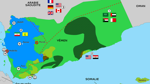 Yémen : face aux incursions étrangères, les rebelles houthis tiennent plusieurs lieux stratégiques - Sputnik Afrique