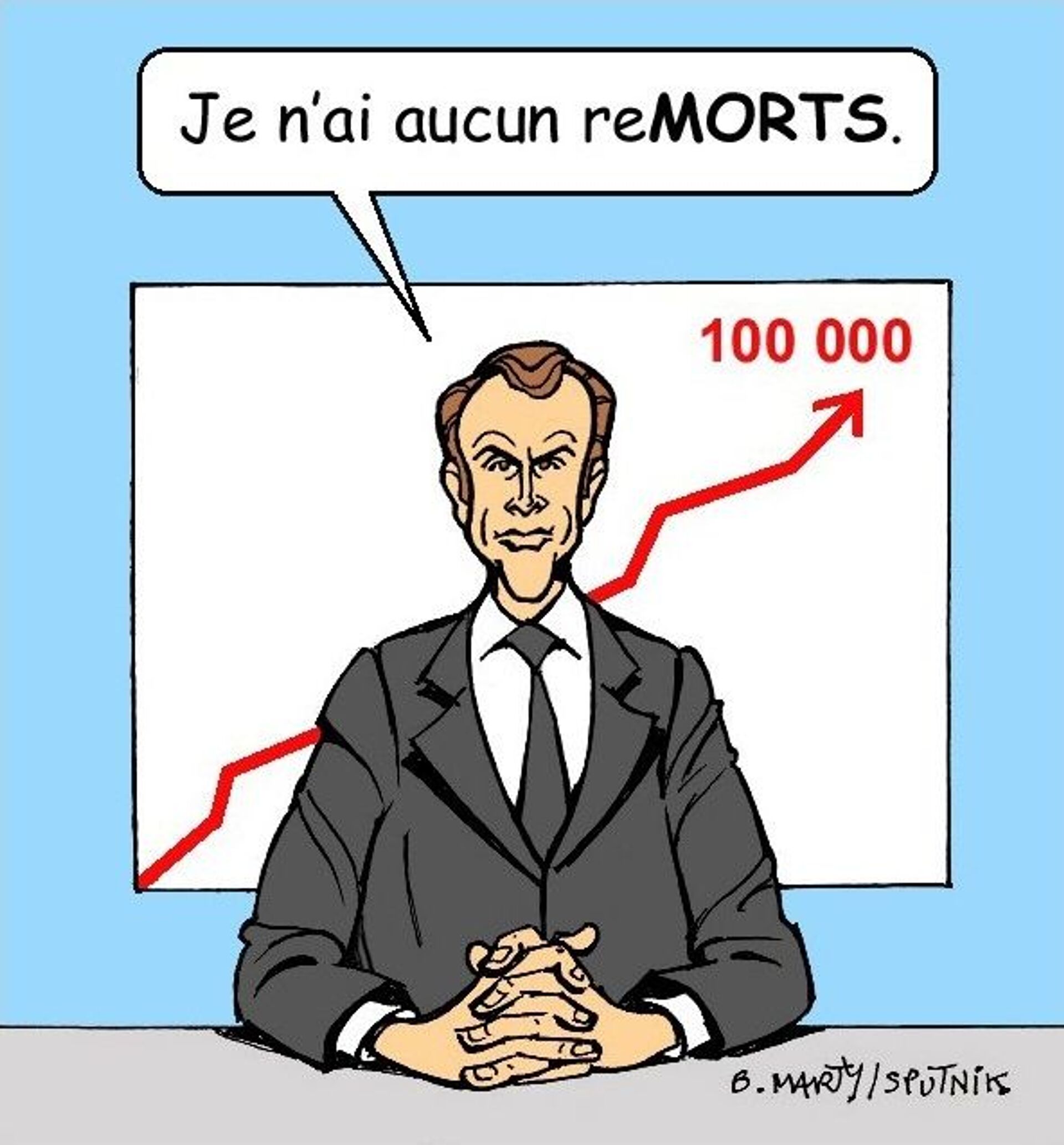 «Aucun mea culpa» mais Macron évoque de «nouvelles mesures» face à la vague qui monte - Sputnik Afrique, 1920, 26.03.2021