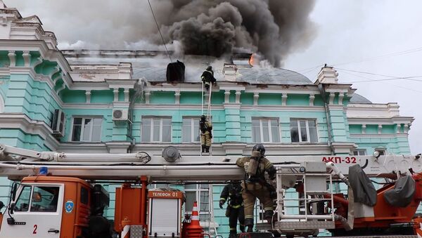 L'incendie dans une clinique de chirurgie cardiaque à Blagovechtchensk - Sputnik Afrique