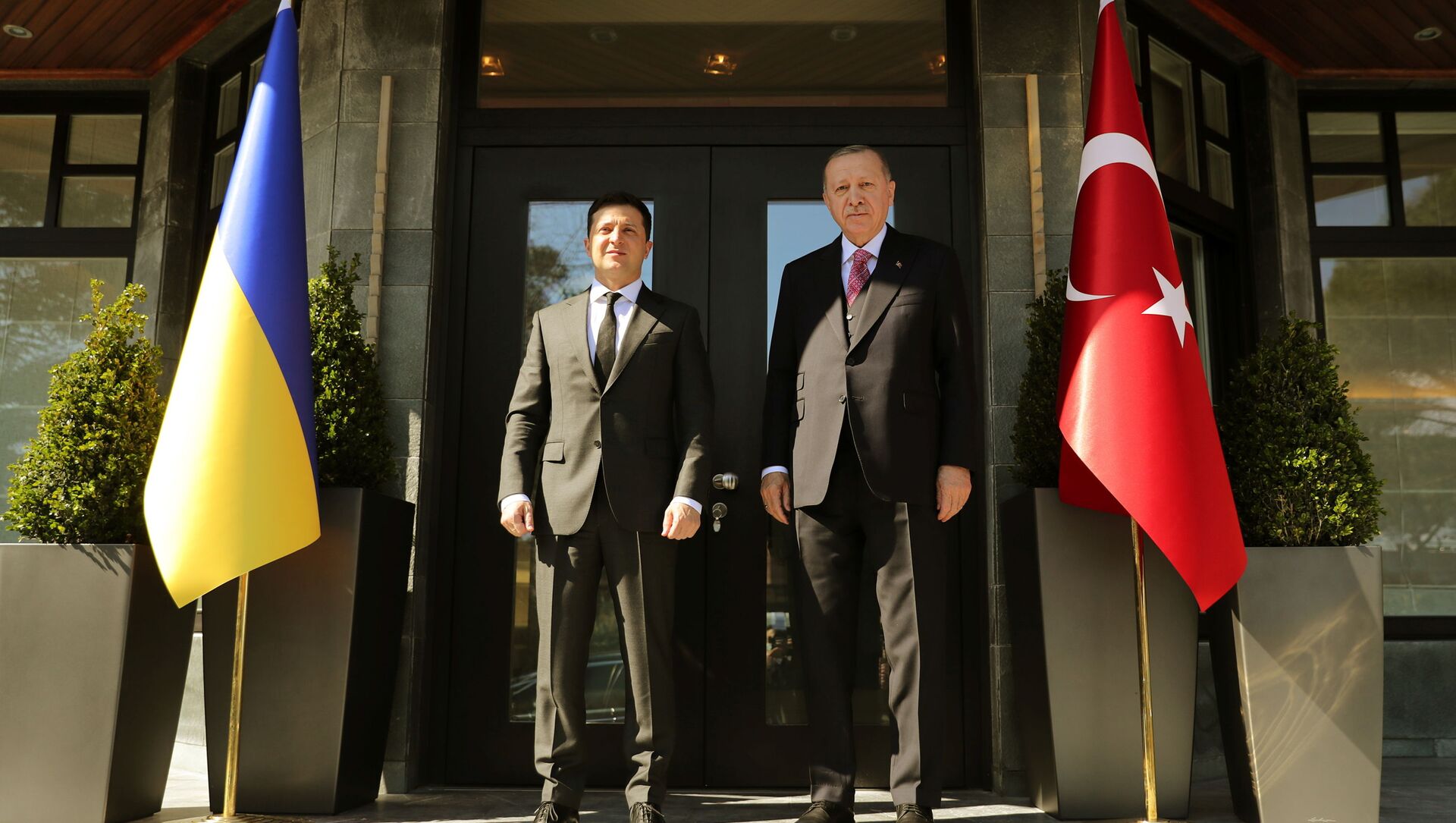 Recep Tayyip Erdoğan rencontre Volodymyr Zelenskiy à Istanbul - Sputnik Afrique, 1920, 11.04.2021