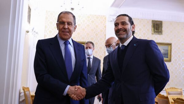 Saad Hariri à Moscou avec Sergueï Lavrov - Sputnik Afrique