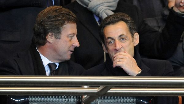 Nicolas Sarkozy, alors président de la République, et Sébastien Bazin, PDG d'Accor. - Sputnik Afrique