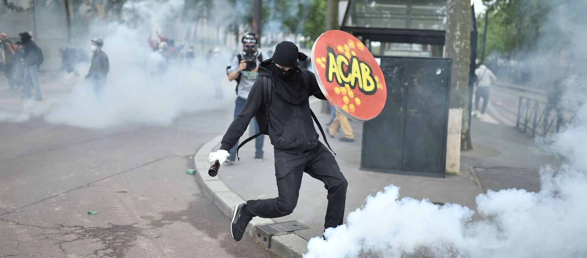 Une manifestation anti police à Nantes, juin 2016 - Sputnik Afrique, 1920, 16.04.2021
