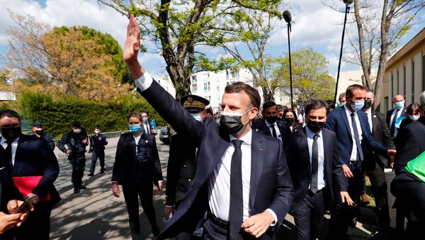 Emmanuel Macron à Montpellier - Sputnik Afrique