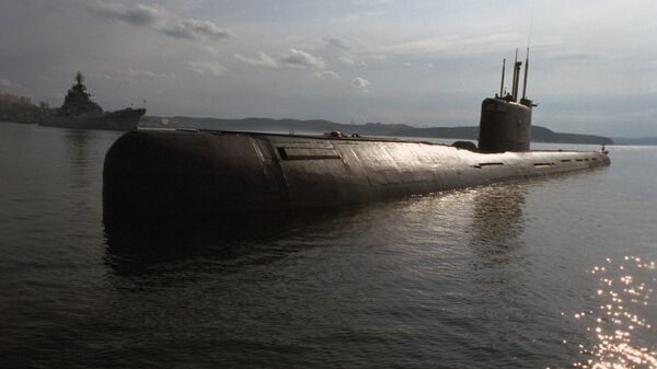 Un sous-marin de la Flotte du Nord russe (archive photo) - Sputnik Afrique