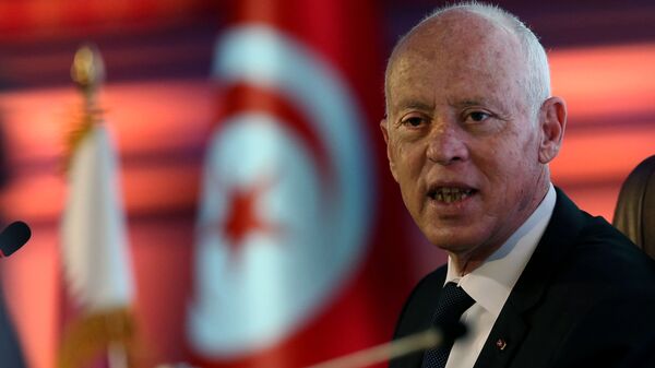 Le Président tunisien Kais Saied - Sputnik Afrique
