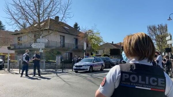 Situation au commissariat de Rambouillet après l'attaque au couteau, 23 avril 2021 - Sputnik Afrique