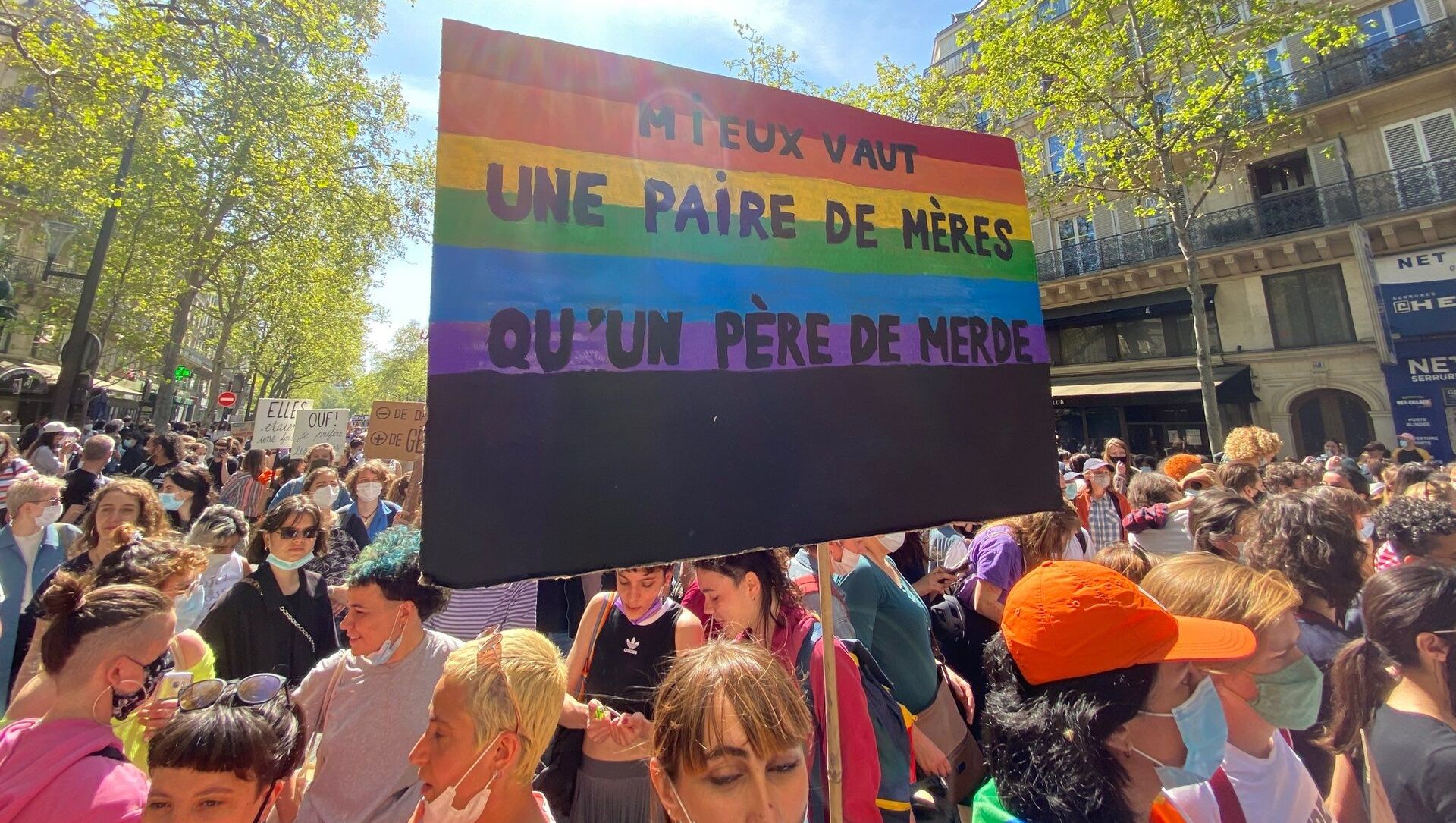 PMA pour toutes: marche pour défendre les droits des lesbiennes à Paris, le 25 avril 2021 - Sputnik Afrique, 1920, 29.06.2021