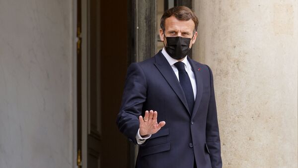 Le Président de la République française Emmanuel Macron, avril 2021 - Sputnik Afrique