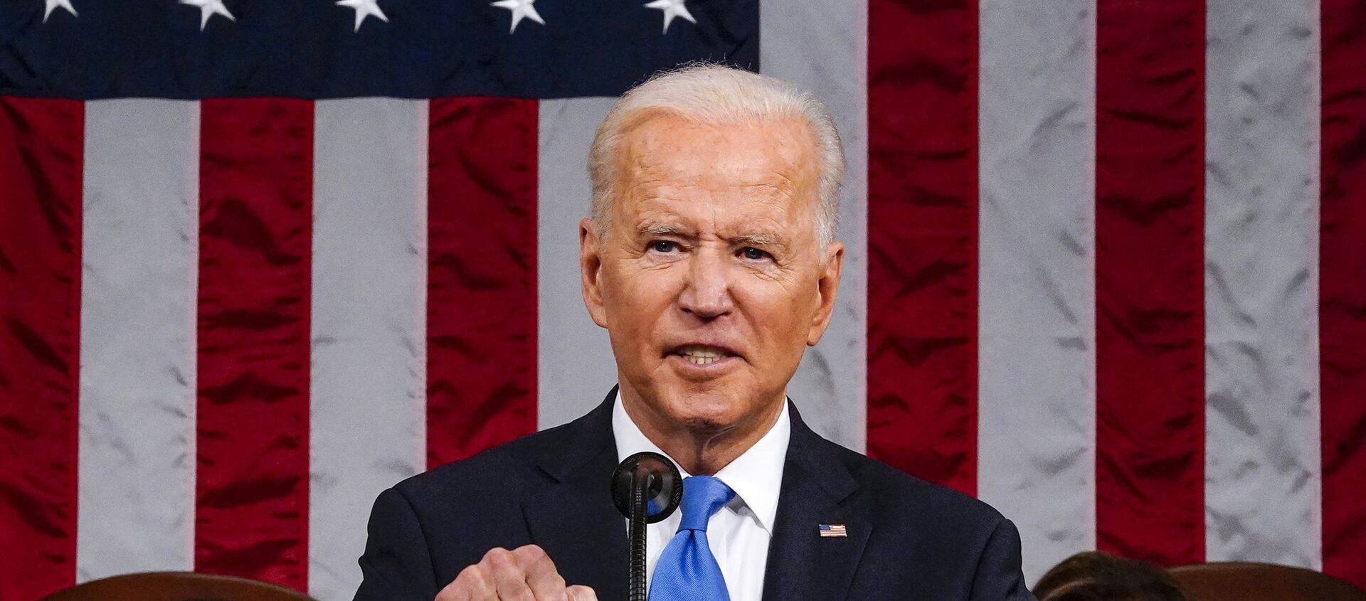 Le Président américain Joe Biden prononce un discours devant le Congrès, le 28 avril 2021 - Sputnik Afrique, 1920, 19.05.2021