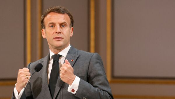 Emmanuel Macron, le 1er mai 2021 - Sputnik Afrique