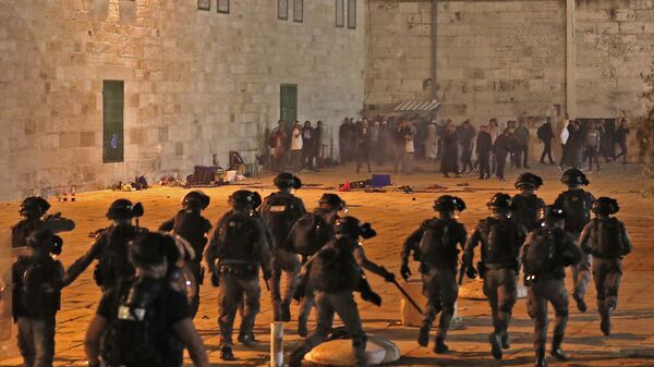 heurts entre Palestiniens et police israélienne à Jérusalem - Sputnik Afrique