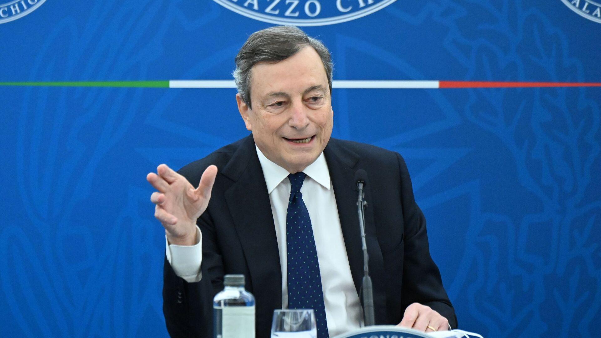 Le Premier ministre italien Mario Draghi - Sputnik Afrique, 1920, 22.12.2021