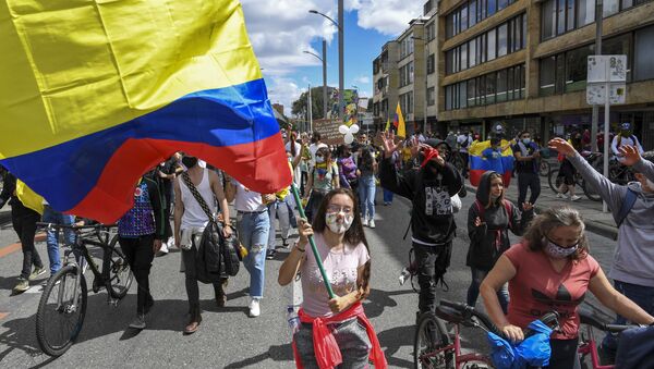 Manifestations Colombie - Sputnik Afrique
