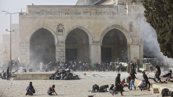 Affrontements près de la mosquée al-Aqsa - Sputnik Afrique