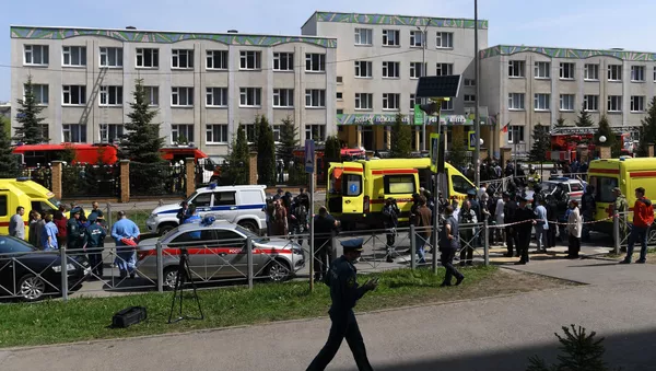 Fusillade dans une école à Kazan, le 11 mai 2021 - Sputnik Afrique