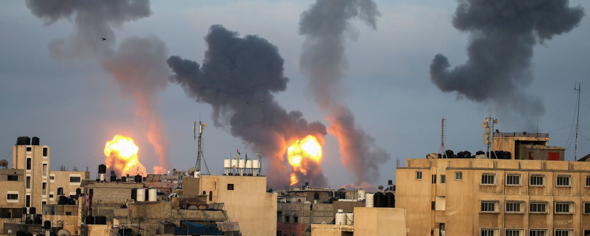 Frappes israéliennes contre la bande de Gaza - Sputnik Afrique, 1920