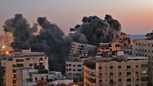 Frappes israéliennes sur Gaza - Sputnik Afrique