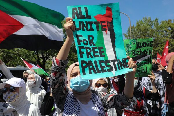 Les manifestations de soutien à la Palestine
 - Sputnik Afrique