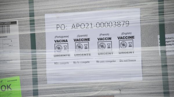 Livraison de vaccins dans le cadre du programme Covax (archive photo) - Sputnik Afrique