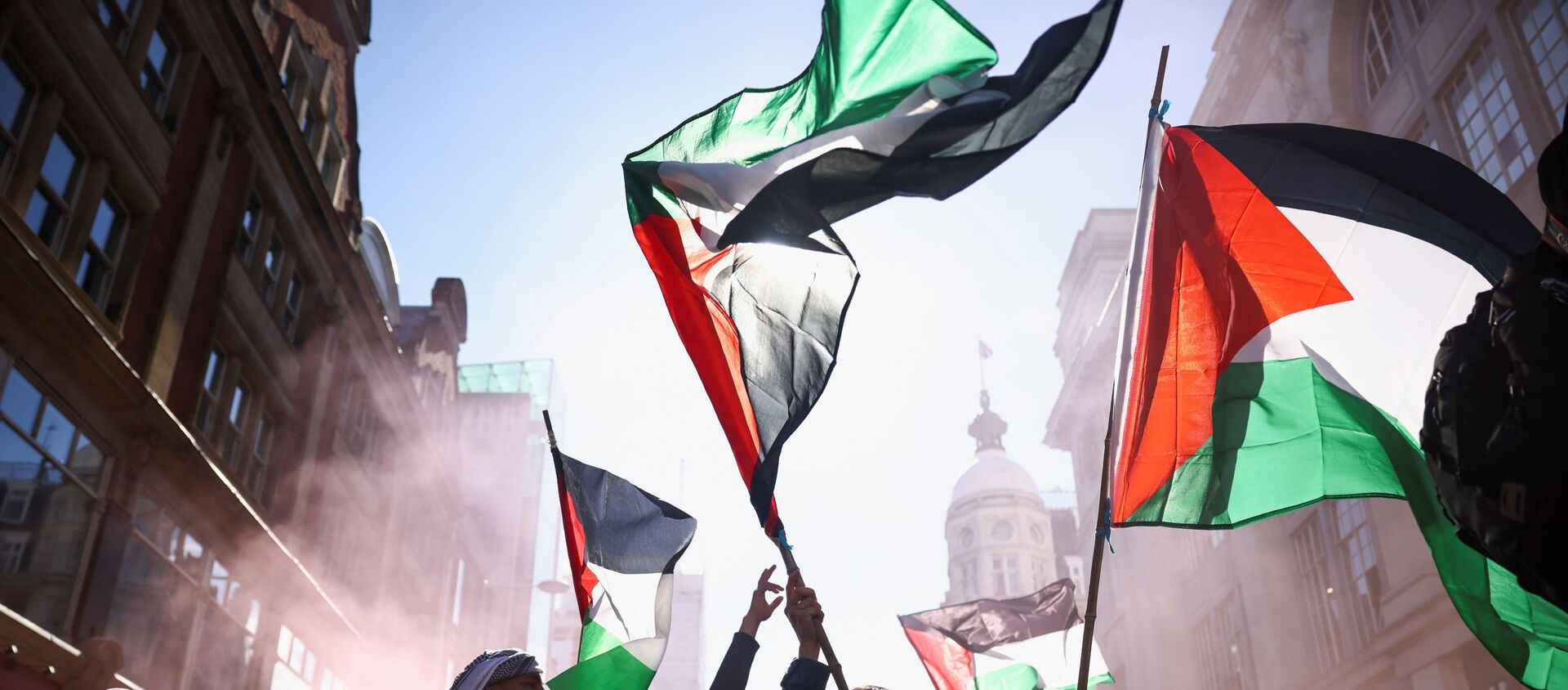 Une manifestation pro-Palestine à Londres, le 15 mai 2021 - Sputnik Afrique, 1920, 22.05.2021