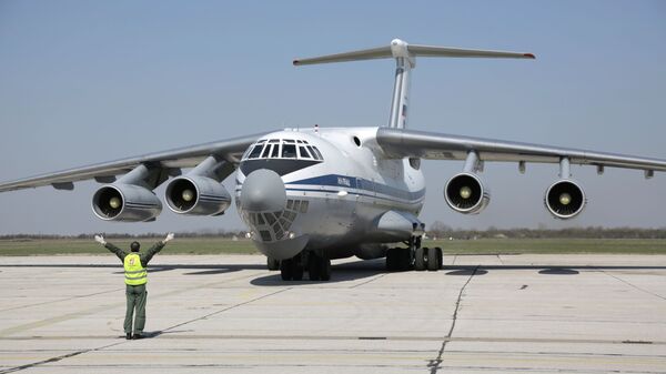 Un Iliouchine Il-76 de l'aviation militaire de transport , image d'illustration - Sputnik Afrique