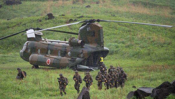 Des soldats français lors d'un exercice conjoint avec des militaires japonais et américains au Japon, mai 2021 - Sputnik Afrique