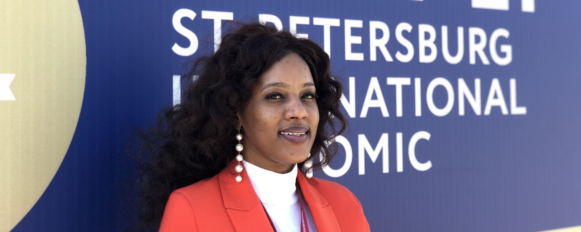 Gonaya Monei Sethora, founder of Business Woman Africa, attends the 24th St. Petersburg International Economic Forum from June 2 to June 5, 2021. - Sputnik Africa, 1920, 05.06.2023