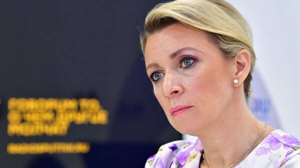 Maria Zakharova à l'édition 2021 du Forum économique international de Saint-Pétersbourg (SPIEF 2021)  - Sputnik Afrique
