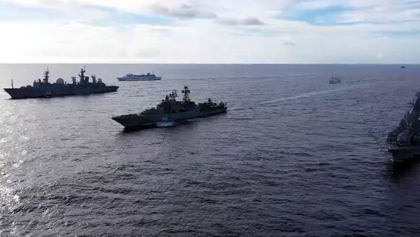 Des exercices maritimes russes dans l'océan Pacifique - Sputnik Afrique