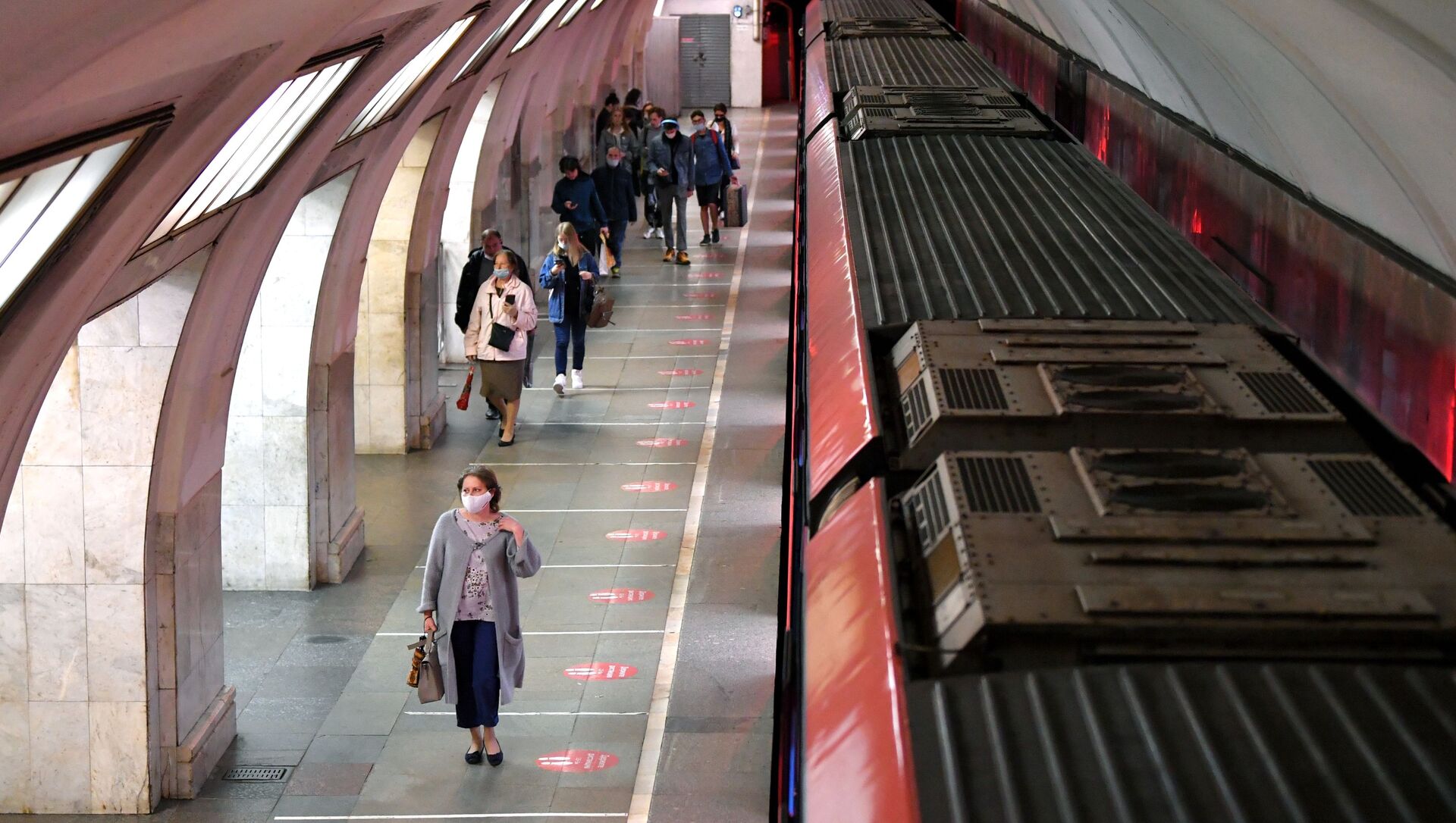 Le métro de Moscou pendant la pandémie de Covid-19 (10 juin 2021) - Sputnik Afrique, 1920, 12.06.2021