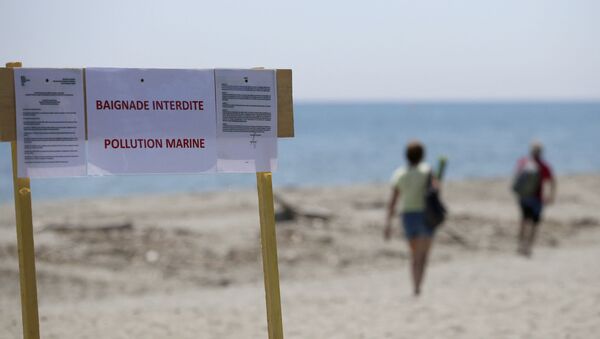 Baignade interdite sur la plage d'Aleria en Corse suite à une pollution aux hydrocarbures - Sputnik Afrique