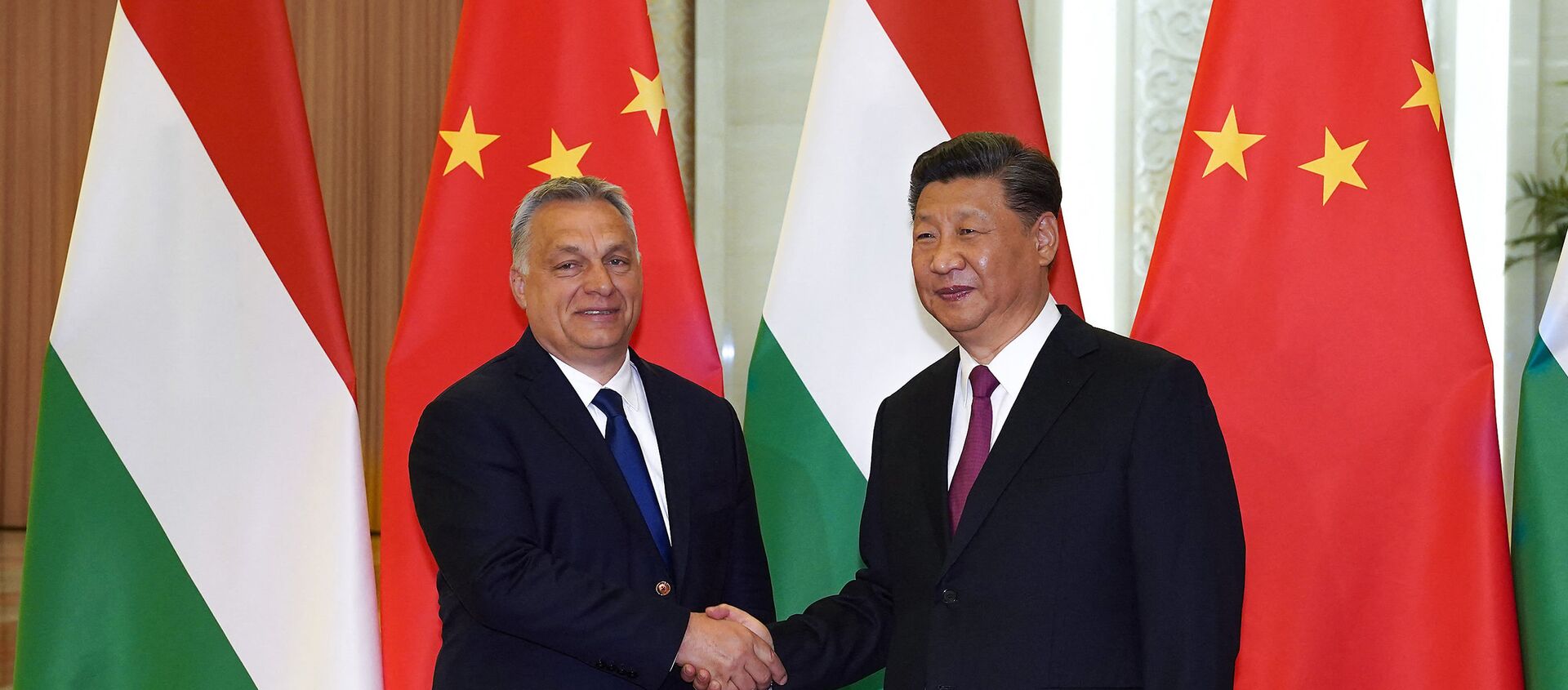 Viktor Orban et Xi Jinping à Pékin en 2019 - Sputnik Afrique, 1920, 17.06.2021