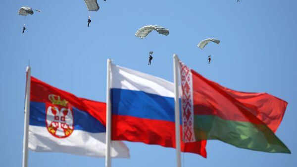 Fraternité slave 2021, l'exercice militaire conjoint entre la Russie, la Biélorussie et la Serbie - Sputnik Afrique
