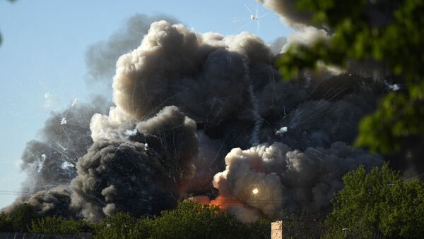 Dans la capitale russe, un incendie important suivi de nombreuses déflagrations a été signalé ce samedi 19 juin.  - Sputnik Afrique