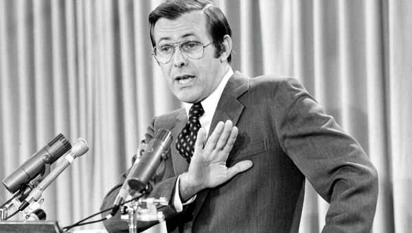 Donald Rumsfeld, ancien chef du Pentagone sous George W. Bush (photo d'archives) - Sputnik Afrique